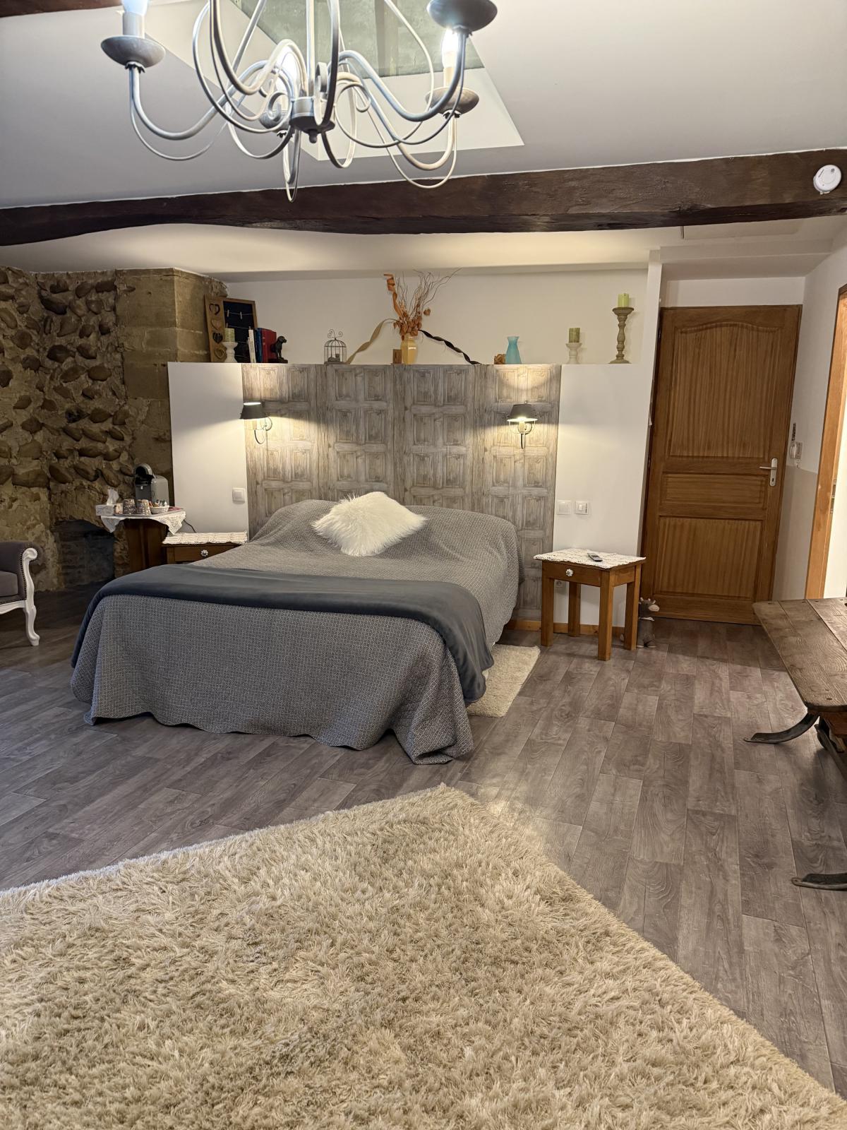 Chambre d'hotes au Chateau de la Saone Chambre Baptiste de 50m², pour 2 a 3 personnes