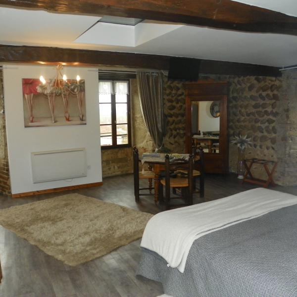 Chambre d'hotes au Chateau de la Saone Chambre Baptiste de 50m², pour 2 a 3 personnes