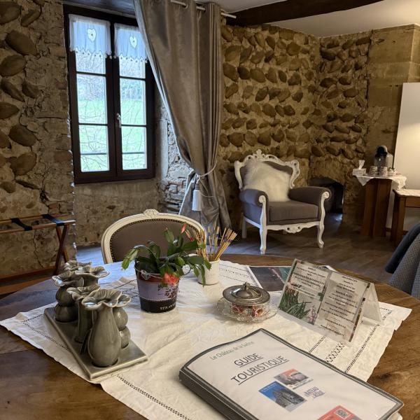 Chambre d'hotes au Chateau de la Saone Chambre Baptiste de 50m², pour 2 a 3 personnes