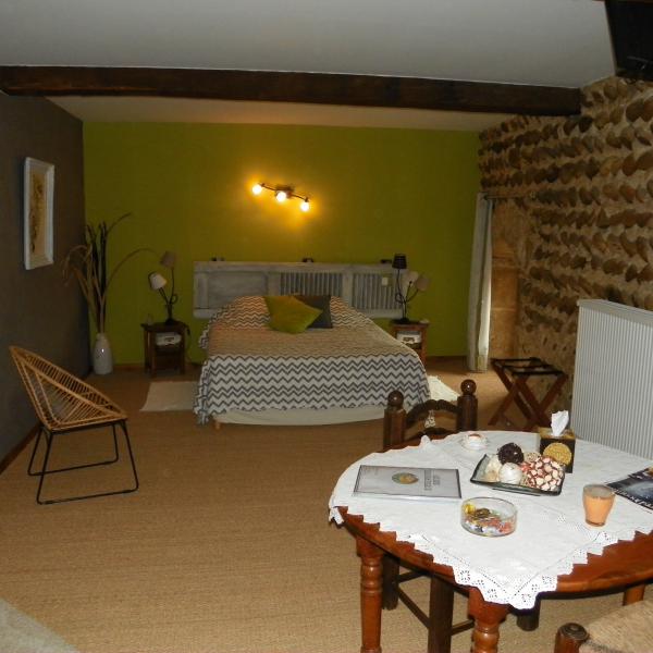 Chambre d'hotes au Chateau de la Saone Chambre Lea de 50m², pour 2 à 4 personnes